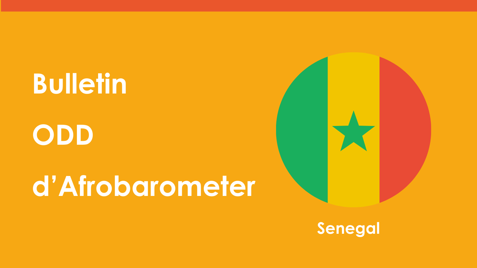 Bulletin ODD d’Afrobarometer Sénégal