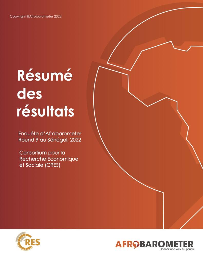 Résumé des résultats : Enquête Afrobarometer Round 9 au Sénégal, 2022