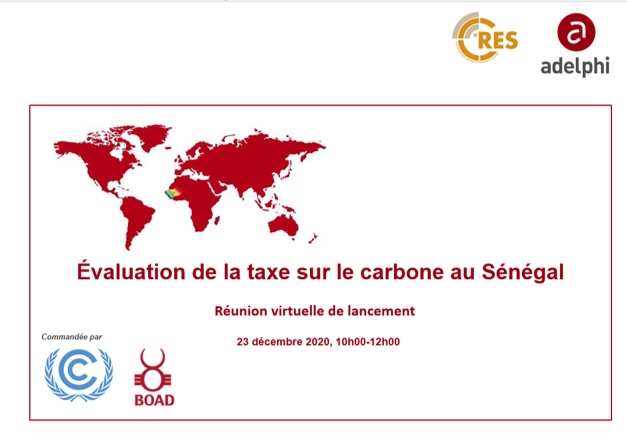 Évaluation de la taxe sur le carbone au Sénégal