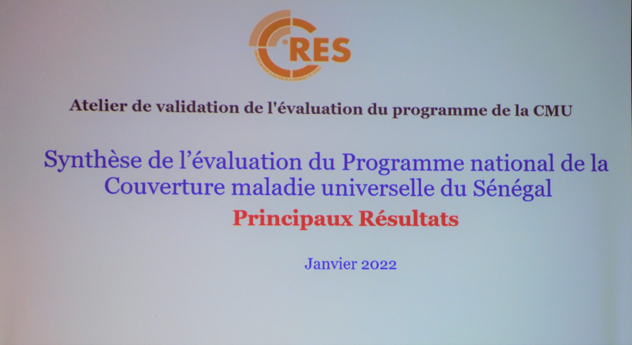 Couverture Maladie Universelle au Sénégal : Le CRES a présenté les résultats issus de l’évaluation externe de la CMU