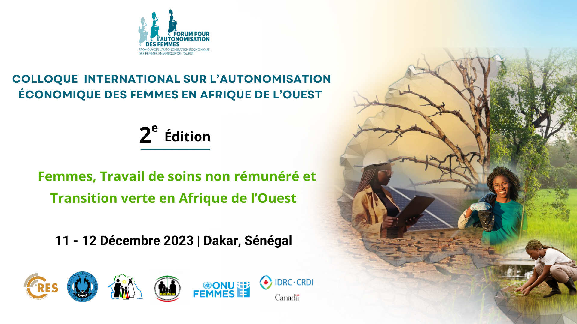 La 2e édition du Colloque international sur l’autonomisation économique de la femme en Afrique de l’ouest se tient à Dakar