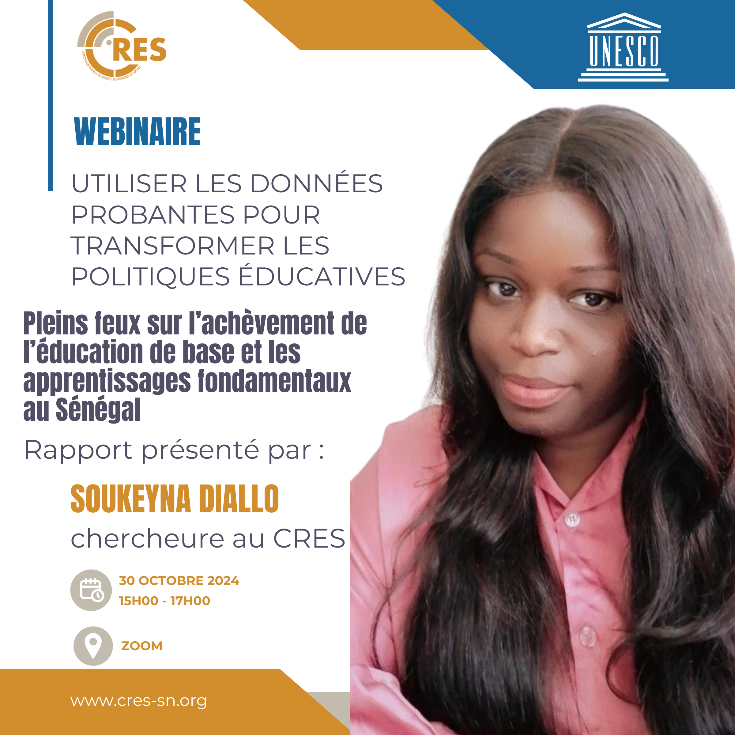 Utiliser les données probantes pour transformer les politiques éducatives (webinaire)