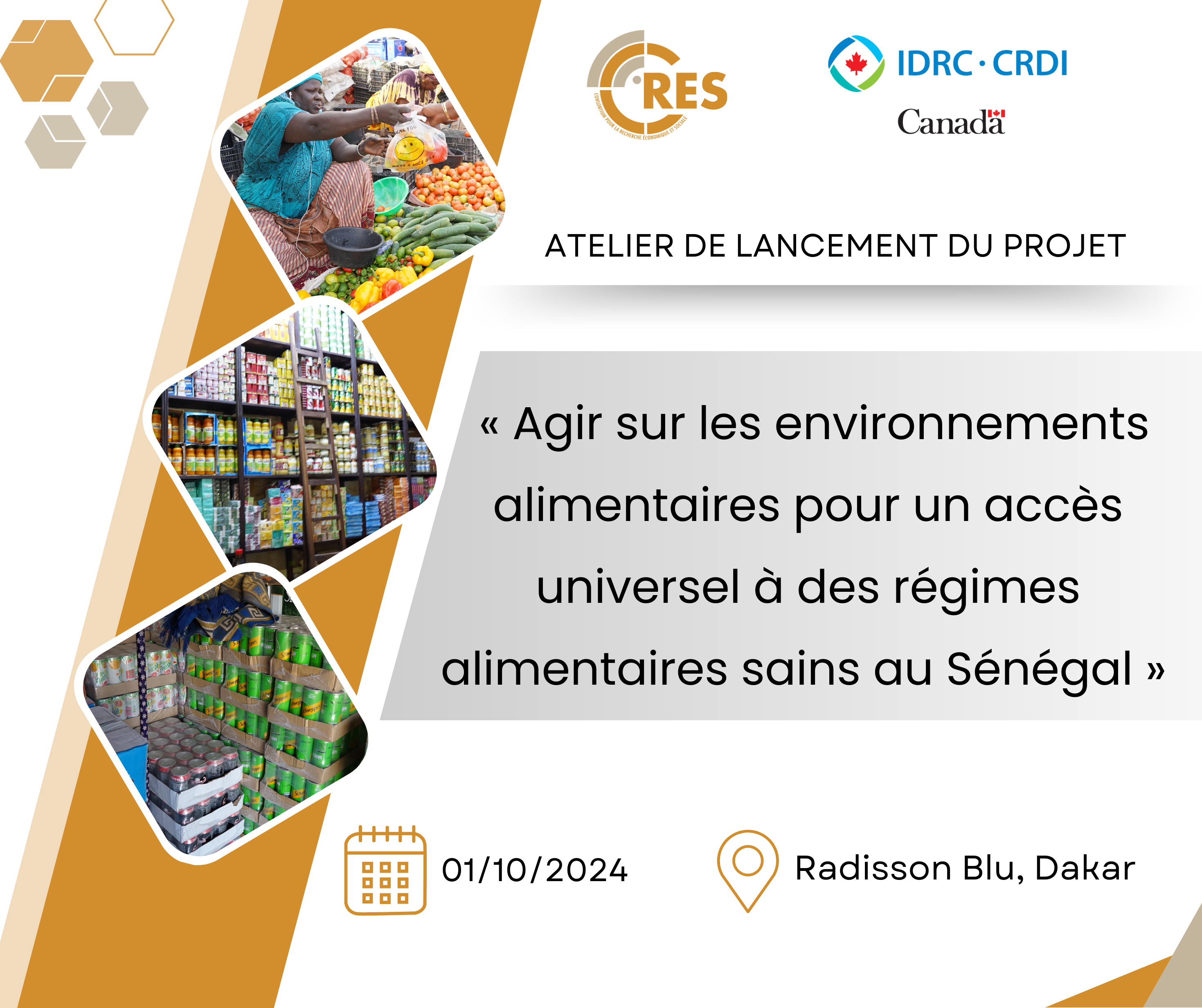 « Agir sur les environnements alimentaires pour un accès universel à des régimes alimentaires sains au Sénégal » : le CRES procède au lancement du projet