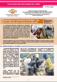 Dynamique de la pauvreté au Sénégal : une autre méthode pour l’étude de la pauvreté