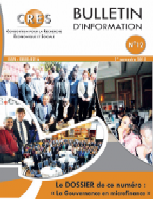 Bulletin d'informations CRES N°12 - 2015