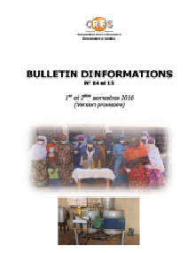 Bulletin d'informations CRES N°14/15 2016