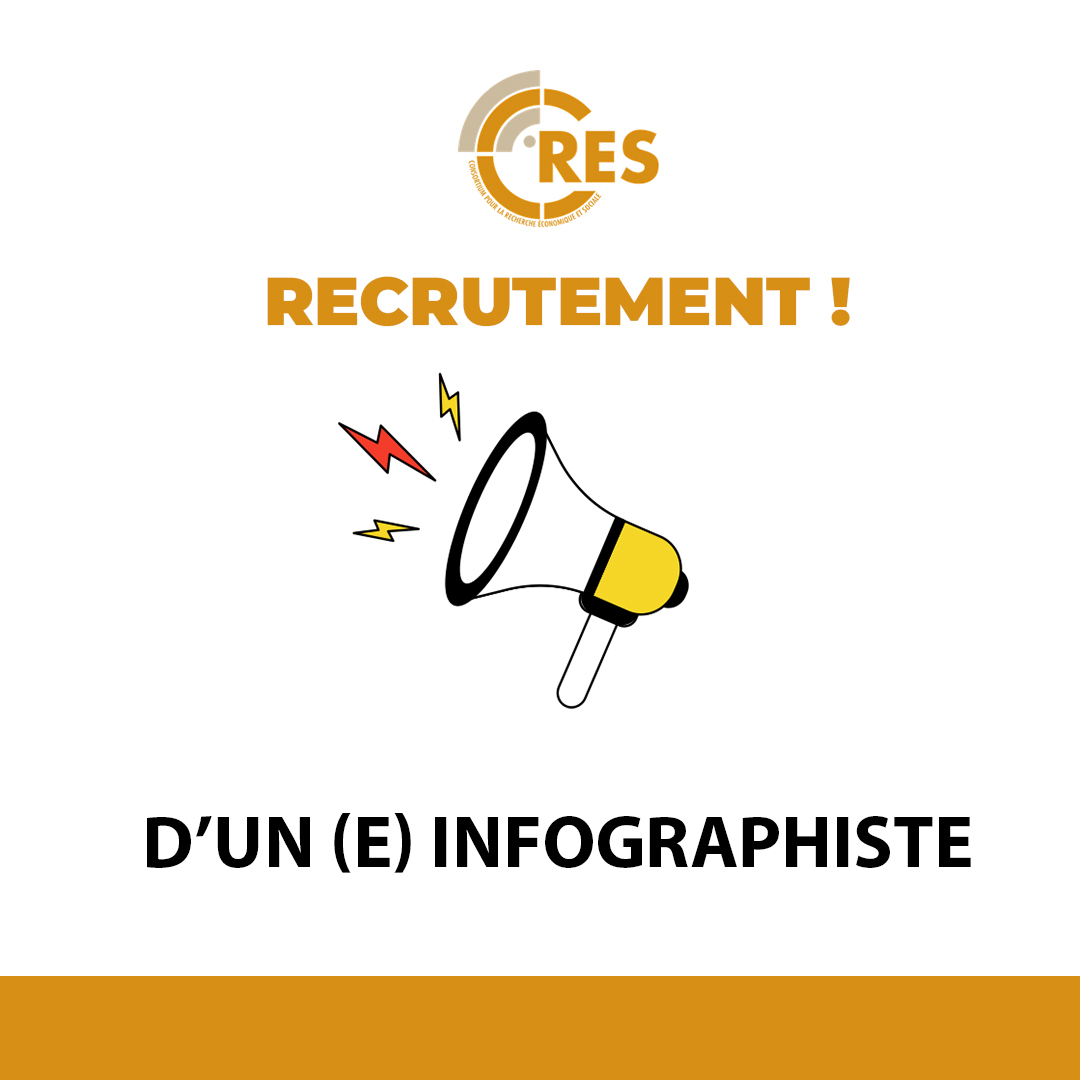 Appel à candidatures pour le recrutement d’un (e) infographiste