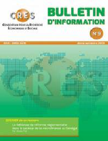 Bulletin d'informations CRES N°09 - 2013