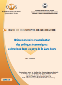Union monétaire et coordination des politiques économiques : estimations dans les pays de la Zone Franc