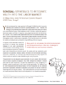 Sénégal: strategies to integrate youth into the labor market.