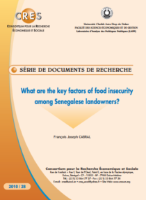 What are the key factors of food insecurity among Senegalese landowners ?