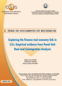 Exploring the finance-real economy link in U.S.: Empirical evidence from Panel Unit Root and Cointegration Analysis