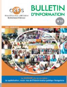 Bulletin d'informations CRES N°10 - 2014
