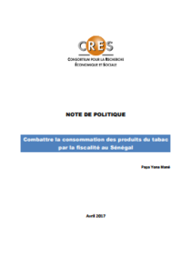 Combattre la consommation des produits du tabac par la fiscalité au Sénégal
