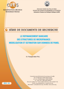 Le refinancement bancaire des structures de micro finance : modélisation et estimation sur données de panel