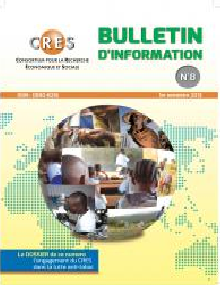 Bulletin d'informations CRES N°08 - 2013