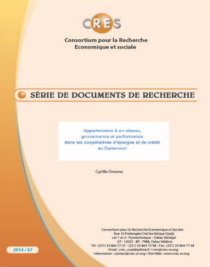 Appartenance à un réseau, gouvernance et performance dans les coopératives d'épargne et de crédit au Cameroun