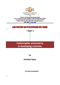 Catastrophes and poverty in developing countries