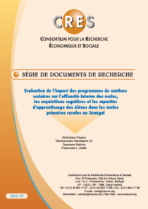 Évaluation de l’impact des programmes de cantines scolaires sur l’efficacité interne des écoles, les acquisitions cognitives et la capacité d’apprentissage des élèves dans les écoles primaires rurales au Sénégal