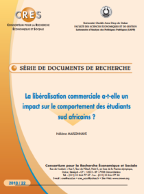 La libéralisation commerciale a-t-elle un impact sur le comportement des étudiants sud africains ?