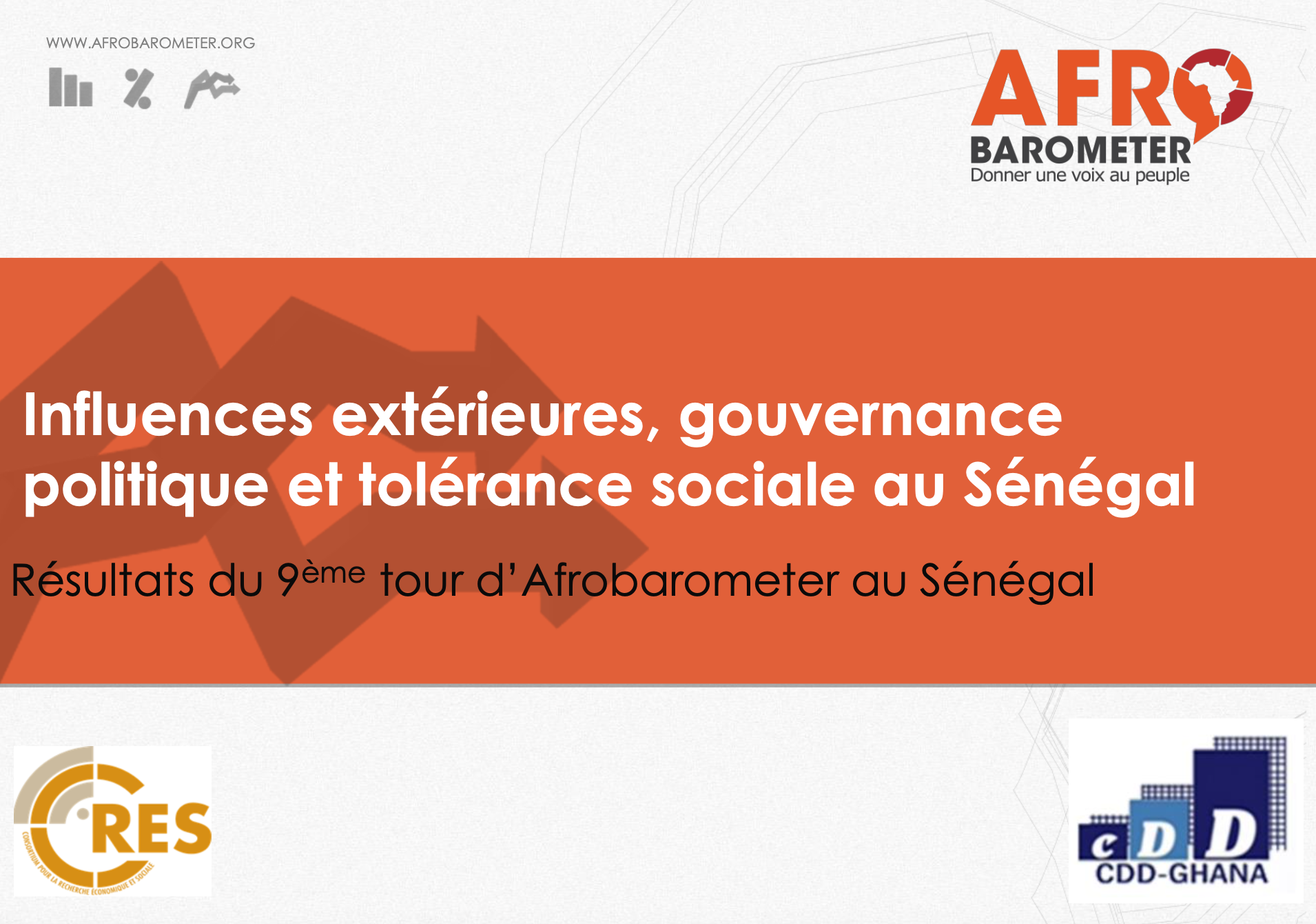 Influences extérieures, gouvernance politique et tolérance sociale au Sénégal