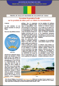 Taxation du tabac en Afrique de l'ouest : note de politique du Mali