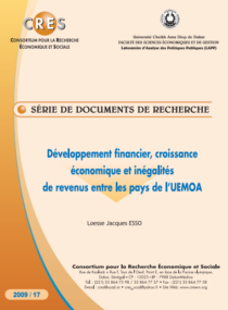 Développement financier, croissance économique et inégalités de revenus entre les pays...