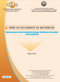 Macroeconomic policy formation in Senegal: Challenges in formation and coordination