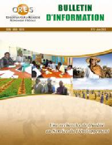 Bulletin d'informations CRES N°06 - 2012